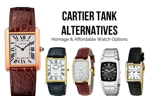 cartier watch dupe women|best cartier tank homage watch.